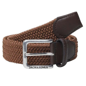 Men Brown Textured Formal Belt